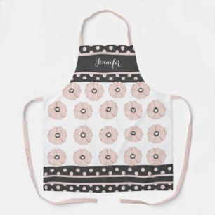 Tablier Plutôt Polka Point Charcoal Rose Espace Personnali