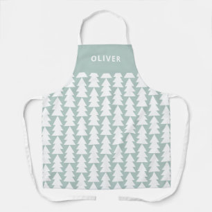 Tablier Pochette de Noël géométrique minima moderne