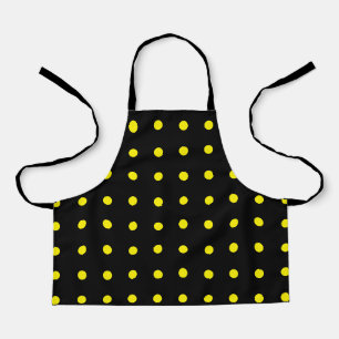 Tablier Pois jaune Bumblebebe noir Motifs personnalisés