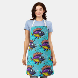 Tablier Poisson arc-en-ciel