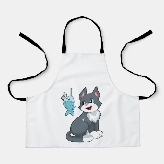 Tablier Poisson de chat (Recto)