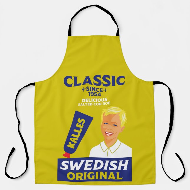 Tablier Poisson suédois smörgåskaviar Kaviar (Recto)