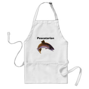 Tablier Poisson Vintage, Pêche Sportive Pêcheur
