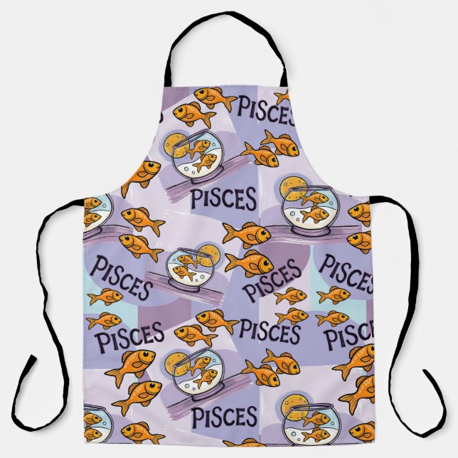 Tablier Poissons cadeau design pour Zodiac star gazeuses (Recto)