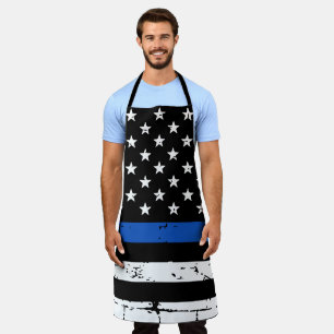 Tablier Policier de ligne mince rustique BBQ Apron