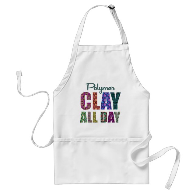 Tablier Polymer Clay All Day (Devant)
