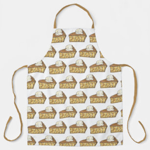 Tablier Pomme Pie Slice Piece a la Mode Ice Cream Scoop