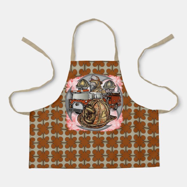 Tablier Pompier de la Croix du Camion Apron (Recto)