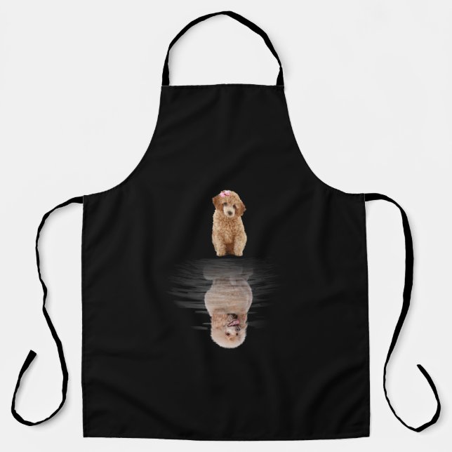 Tablier Poodle Life mignon Poodle (Recto)