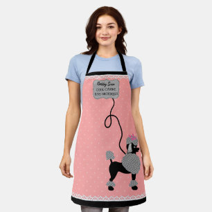 Tablier Poodle Skirt Cute Custom Retro les années 50 Dog G