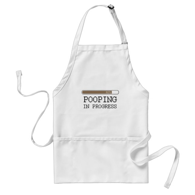 Tablier Pooping en cours t-shirt bébé (Devant)
