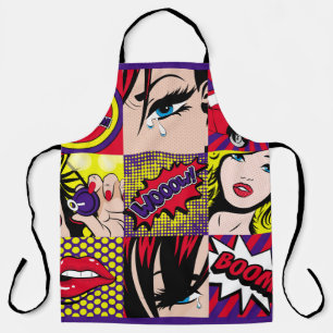 Tablier Pop art Card Illustration art, pop, beau, comique,