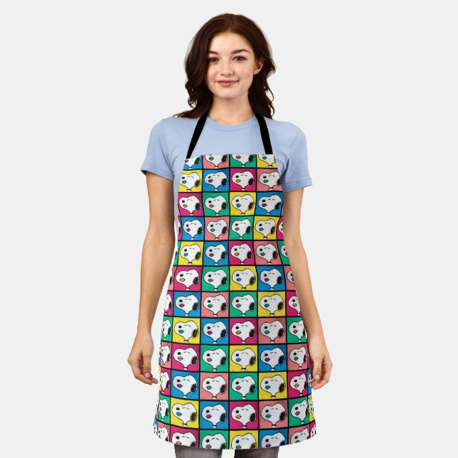 Tablier Pop Art Snoopy Lips | Mod pour vous Motif (Porté)