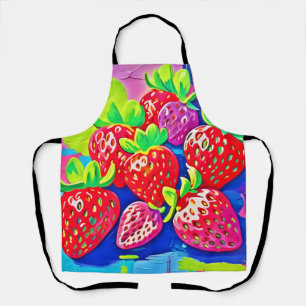 Tablier Pop Art Strawberry
