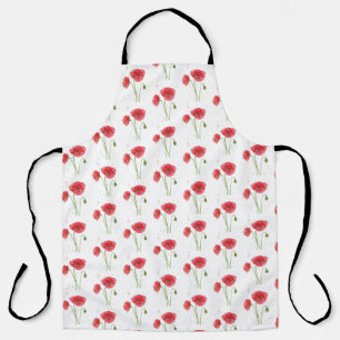 Tablier Poppies d'aquarelle