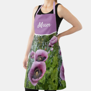 Tablier Populaire rose Purple Fleurs Filles Fille Mère Mèr