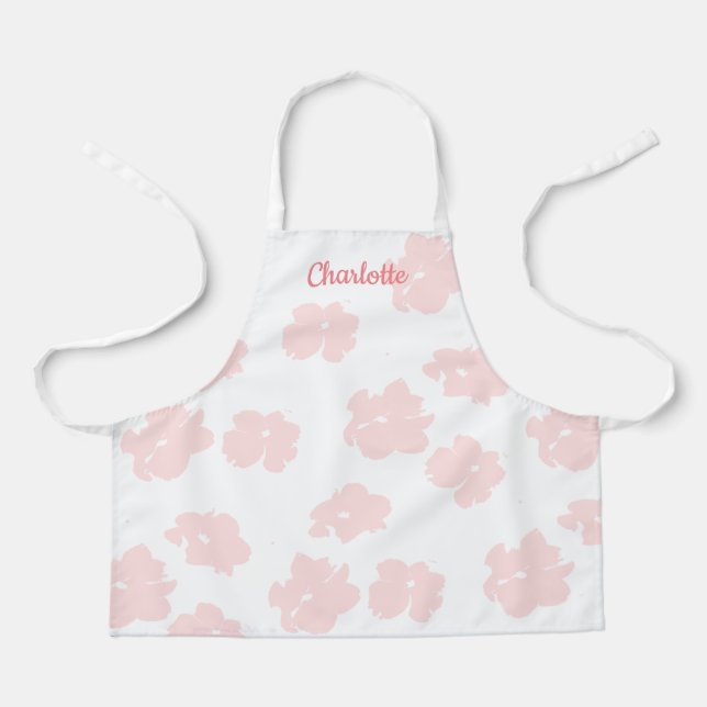 Tablier Porte-bébé rose adorable personnalisé (Recto)