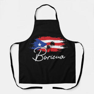 Tablier Porto Rico Boricua Portoricaine Flag Pride