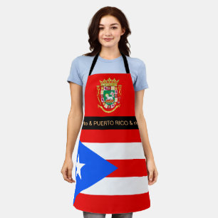 Tablier Porto Rico Cuisine, Chefs Portoricains du Drapeau