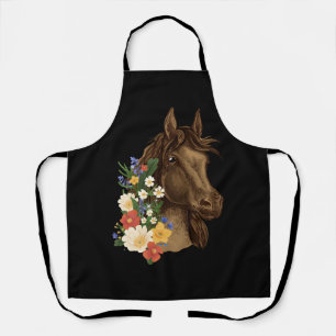 Tablier Portrait équitation Western CowGirl Horsebac