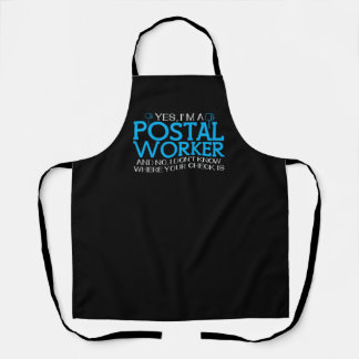 Tablier Postal Worker Joke Mail Carrier Postman