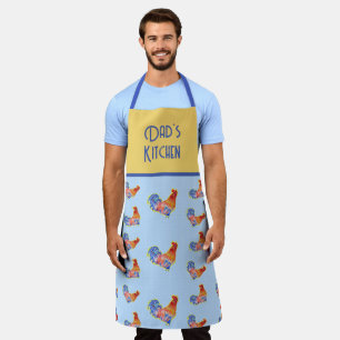 Tablier Poulet de Rooster Funny Blue Bird Cockerel