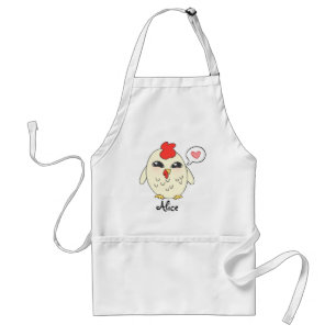 Tablier Poulet mignon personnalisé