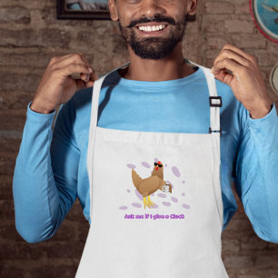 Tablier Poulet sarcastique – Demande-moi si je m'en fiche