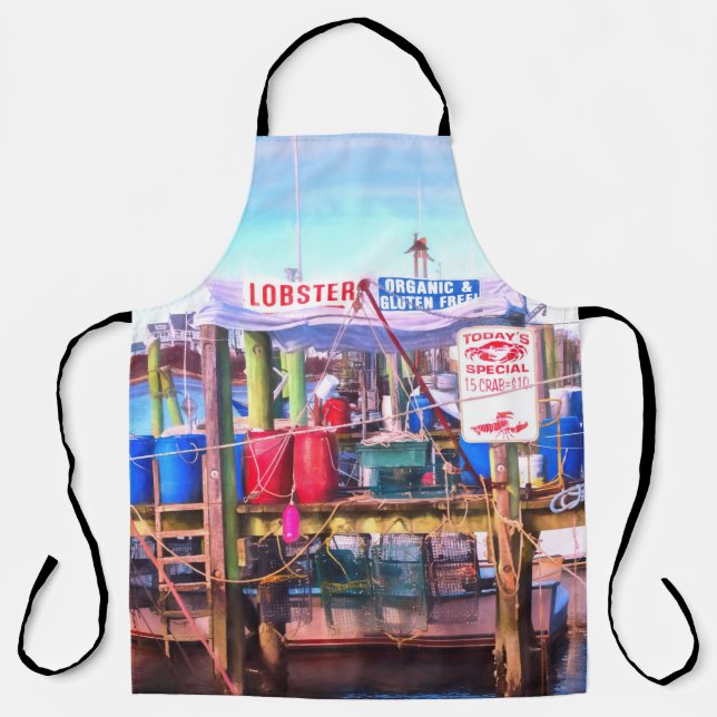 Tablier Pour les amateurs de homard (Recto)