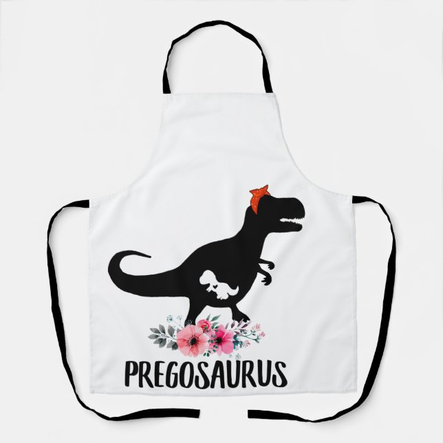Tablier Pregosaurus Funny Pregancy Don (Recto)
