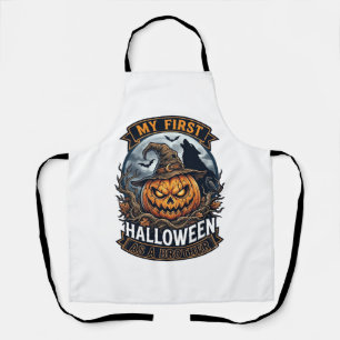Tablier Premier Halloween en tant que frère Pumpkin Wolf M