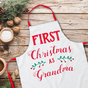 Tablier Premier Noël comme grand-mère