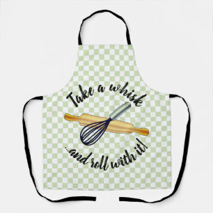 Tablier "Prends un whisk" whisk et le rouleau à épingle de