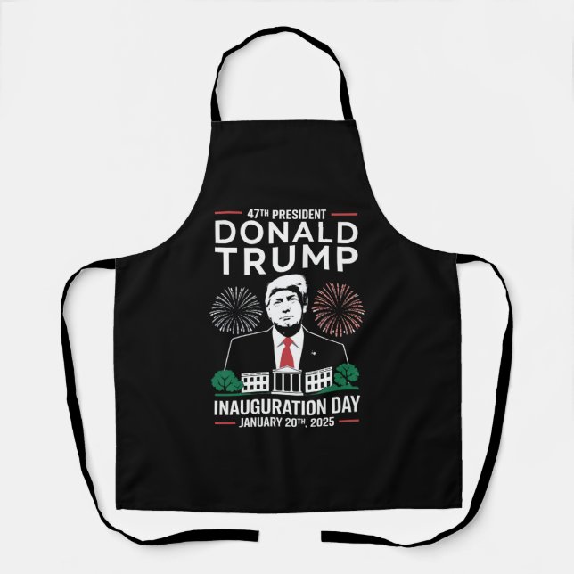 Tablier Président 47 D J Trump Jour de l'investiture Jan 2 (Recto)