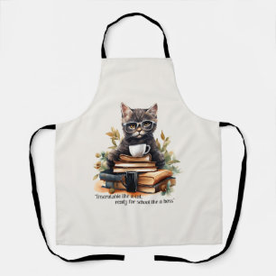 Tablier Prêt Pour L'École Comme Un Patron