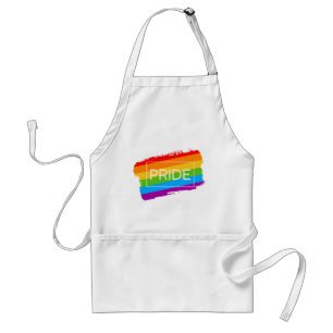 Tablier Pride Brushstroke Rainbow
