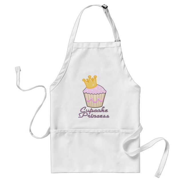 Tablier princesse de cupcakes (Devant)