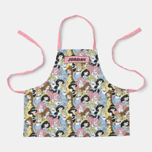 Tablier Princesse Disney   Motif surdimensionné