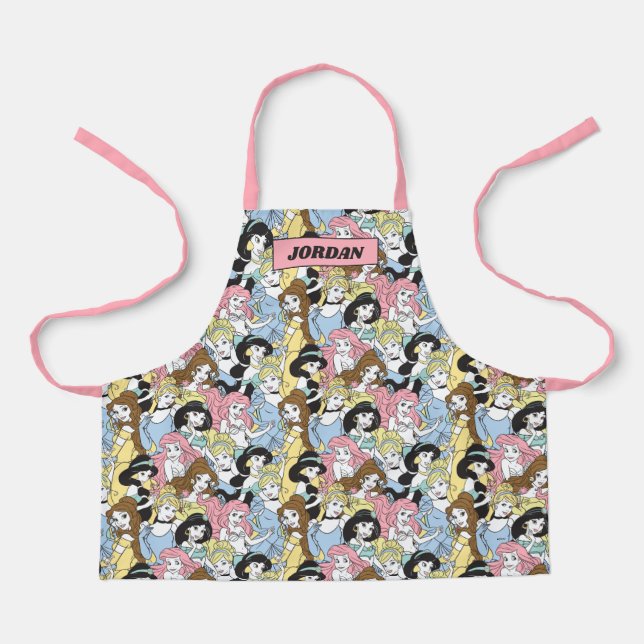 Tablier Princesse Disney | Motif surdimensionné (Recto)
