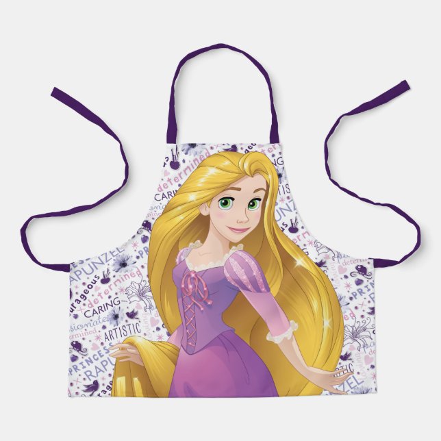Tablier Princesse Rapunzel (Recto)