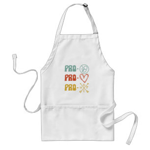 Tablier Pro-Life Pro-Love Pro-Hope Vintage