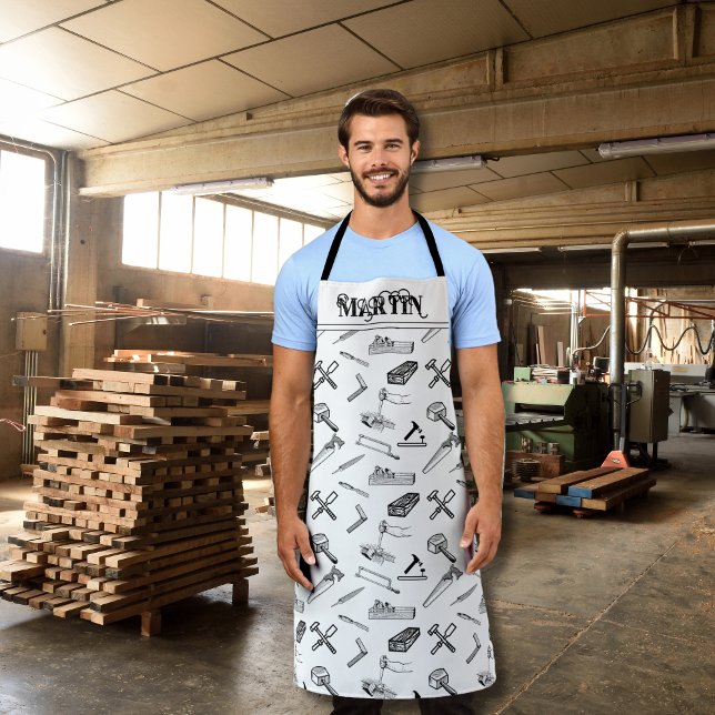 Tablier Profession de charpentier personnalisée (Créateur téléchargé)