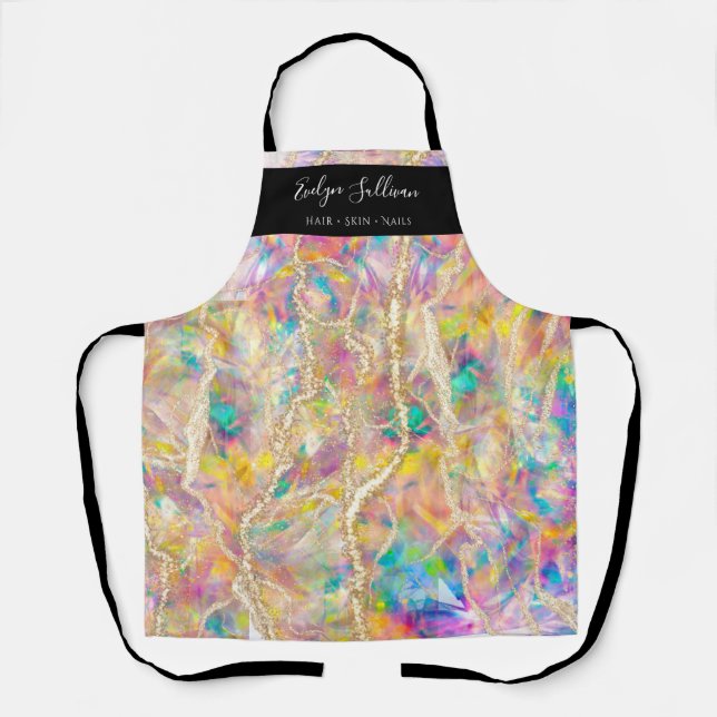 tablier professionnel de beauté opal (Recto)