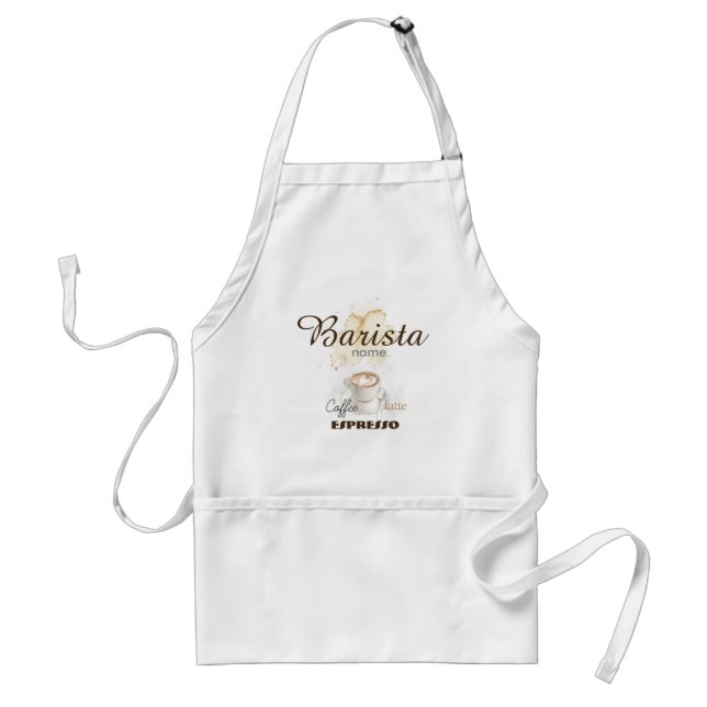 Tablier professionnel fait sur commande de barman (Devant)
