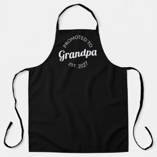 Tablier Promu Grand-papa dès 2027 Nouveau Papa Je suis