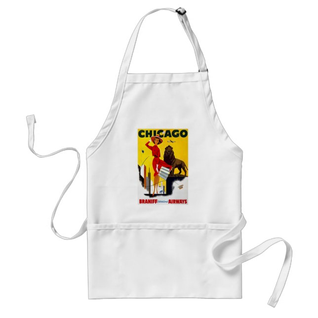 Tablier Publicité vintage de Chicago (Devant)