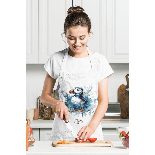 Tablier Puffin Splash, personnalisé (Créateur téléchargé)