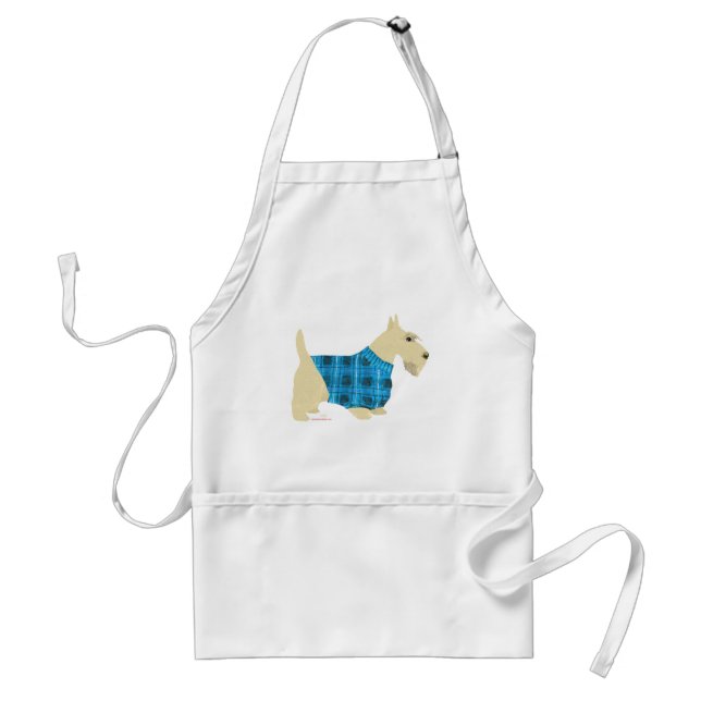 Tablier Pullover pour Scottish Terrier roux (Devant)