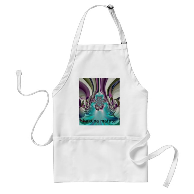 Tablier Purple Heart Personnaliser florale graphique produ (Devant)