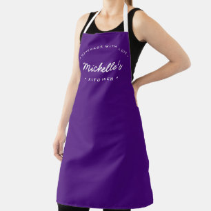Tablier Purple homemade avec Love Custom Kitchen
